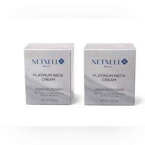 2 x NETXELL Beauty Platinum Neck Cream ~NIB SEALED ~ Firming & Tightening 2-pack